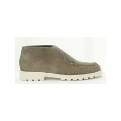 Giorgio 93902 suède instapper met witte rubber zool