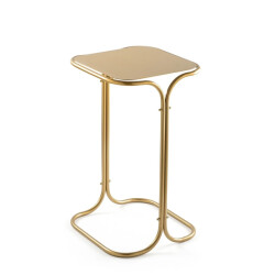 CaliCosy Bijzettafel met rechthoekig metalen blad h52 cm eli