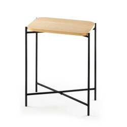 CaliCosy Rechthoekige bijzettafel met metalen poten h56 cm jamie