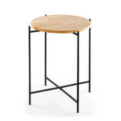 CaliCosy Bijzettafel met rond metalen blad h56 cm jamie