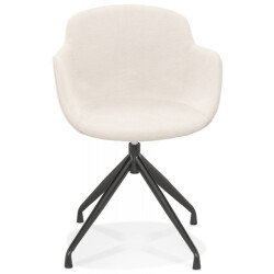 Alterego Design stoel met armleuningen 'mimo' in stof