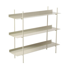 CaliCosy Rek met 3 rechthoekige metalen planken l120 cm piper