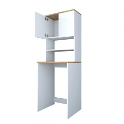 CaliCosy Wasmachinerek met 2 planken en 2 deuren h183,6 cm june
