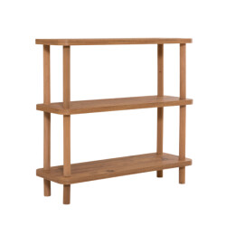 CaliCosy Wandrek met 3 planken in atlantisch dennen decor l80 cm step
