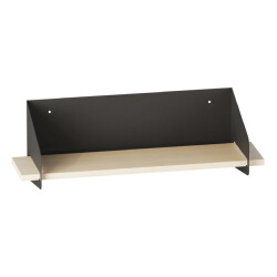CaliCosy Wandplank met massief grenen plank en metaal l60 cm wren