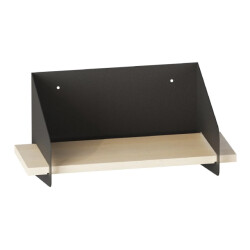 CaliCosy Wandplank met massief grenen plank en metaal l40 cm wren
