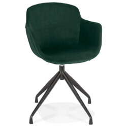 Alterego Design stoel met armleuningen grapin 59x54x80 cm