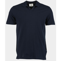 Bos Bright Blue Polo korte mouw polo v placket 2804425/220 navy