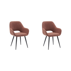 Label51 Eetkamerstoel fer terra boucle set van 2