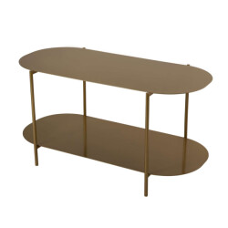 CaliCosy Salontafel met 2 bladen met afgeronde randen l100 cm liv