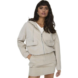 Only Onlkenzie l/s cord jacket pnt noos pumice stone