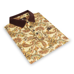 Circle of Gentlemen Paisley poloshirt piqué katoen