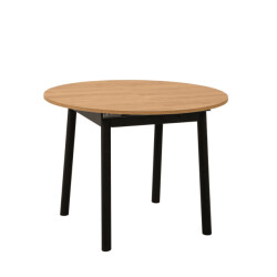 CaliCosy Uitschuifbare tafel van 100 tot 131 cm met massief houten poten vina