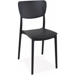 Alterego Palma geperforeerde terrasstoel 53x45x82 cm