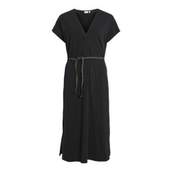 Vila Viverano o-neck sl braid midi dress -