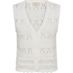 Free Quent Fqfraya waistcoat brilliant white