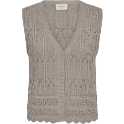 Free Quent Fqfraya waistcoat simply taupe