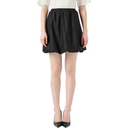 Y.A.S Yasbobbie hw bubble hem skirt d2d black