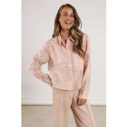 Nukus Nkf02024 266 sorrento blouse flower dusty pink