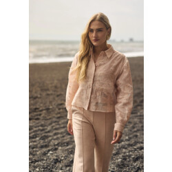 Nukus Nkf02024 266 sorrento blouse flower dusty pink