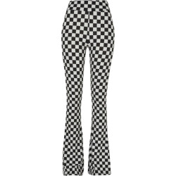 Urban Classics Dames geruite bootcut legging