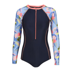 Regatta Dames willowfield abstract bloemen eén stuk zwempak met lange mouwen