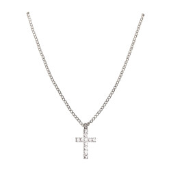 Urban Classics Diamanten kruisketting