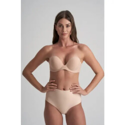 Bye Bra Ow back mid waist thong huidskeur