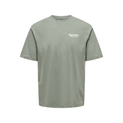 Only & Sons Onskeane rlx ss print tee noos army