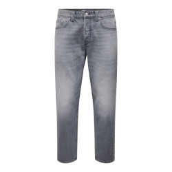 Only & Sons Onsedge straigth box tai dnm grey denim