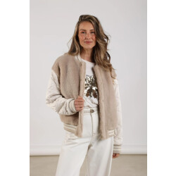 Nukus Nkf13050 124 bianca jacket sand/offwhite