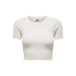 Jacqueline de Yong Jdycirkeline ss crop top ecru