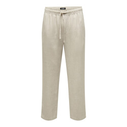 Only & Sons Onssinus loose visc linnen zand