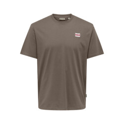 Only & Sons Onsdawson reg ss tee vd taupe