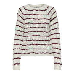 Jacqueline de Yong Jdyellen ls oneck raglan pullover knt dessin