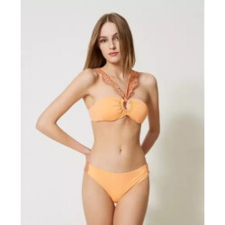 Twin-set Bandeau bikini macrame