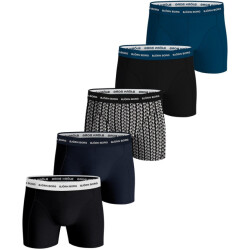 Björn Borg Björn borg heren boxershorts 5-pack – cotton stretch – zwart//print