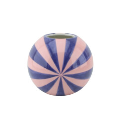 House Vitamin Vase flower vase swirl pink/violet 15x15x13,5cm