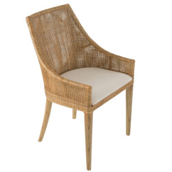 Signature Chaise en rotin h 88cm julie