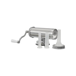 WDMT Handmatige worstmaker ø 12 x 30 cm zilver