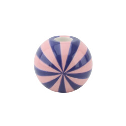 House Vitamin Candle holder swirl pink/violet 10x10x10cm
