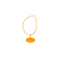 House Vitamin Mirror organic metal neon orange 16,5x12x31,5cm
