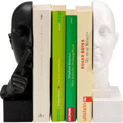 Kare Design Kare boekensteun volto nose (set van 2)