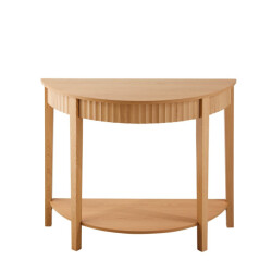 CaliCosy Afgeronde console met golf en 2 niveaus, hoogte 76 cm bologne