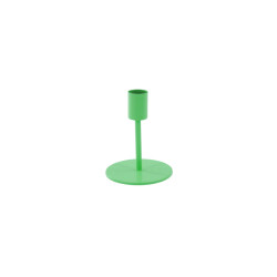 House Vitamin Candleholder basic metal neon green 8x8x10cm