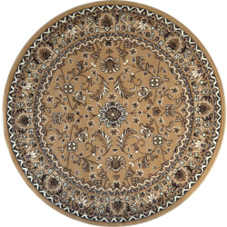 Muratap Nain klassiek rond laagpolig oosters vloerkleed vintage tapijt -