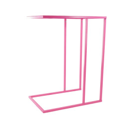 House Vitamin Side table metal pink 45x30x60cm
