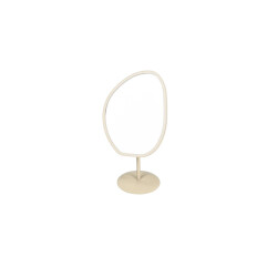 House Vitamin Mirror organic metal beige 16,5x12x31,5cm