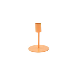 House Vitamin Candleholder basic metal neon orange 8x8x10cm