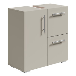 Badplaats Wastafel onderkast mars 60 x 30 x 60 cm beige badkamerkast –